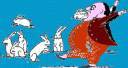 Person Rabbits 