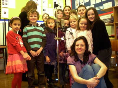 Natasha and workshop group