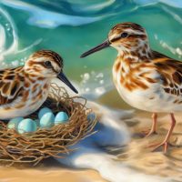 birds nesting by the sea coverart