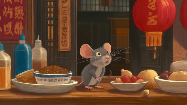 Jimmy Mouse Chinese Restaurant Video Art